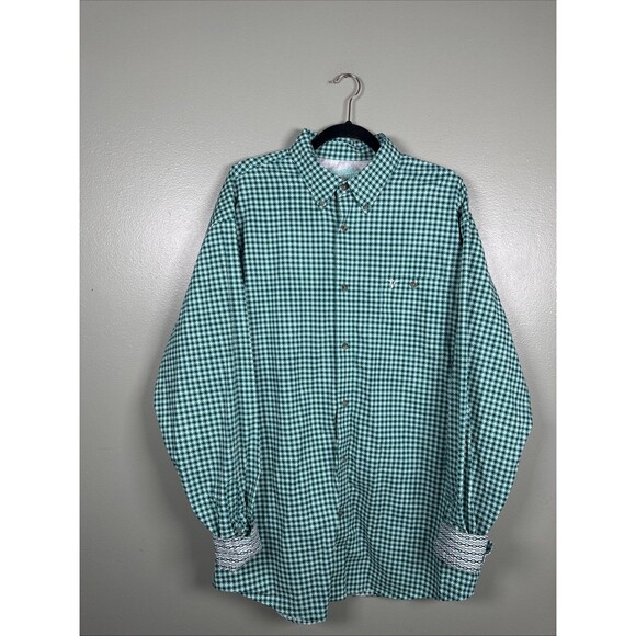Wrangler 20x Competition L/S Cotton Spandex Button Down‎ Geometric Men’s Sz XXL - Picture 1 of 11
